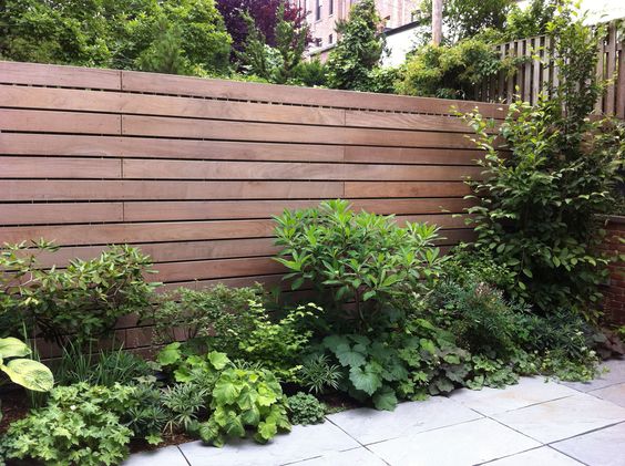 Horizontal Fence Design 101 3 Tropical Wood Horizontal Fence