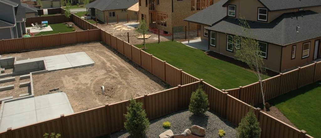Trex Fencing Fire Rating 2 Trex Fencing dividing yards in a home owner association located in a dry, hot climate
