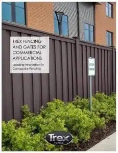 >> Architects and Engineers 3 Picture of the cover to the Trex Fencing Architect's Booklet