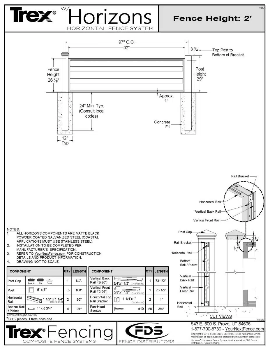 2019 - HORIZONS 2' TALL - 202 >> Horizons Drawings 5