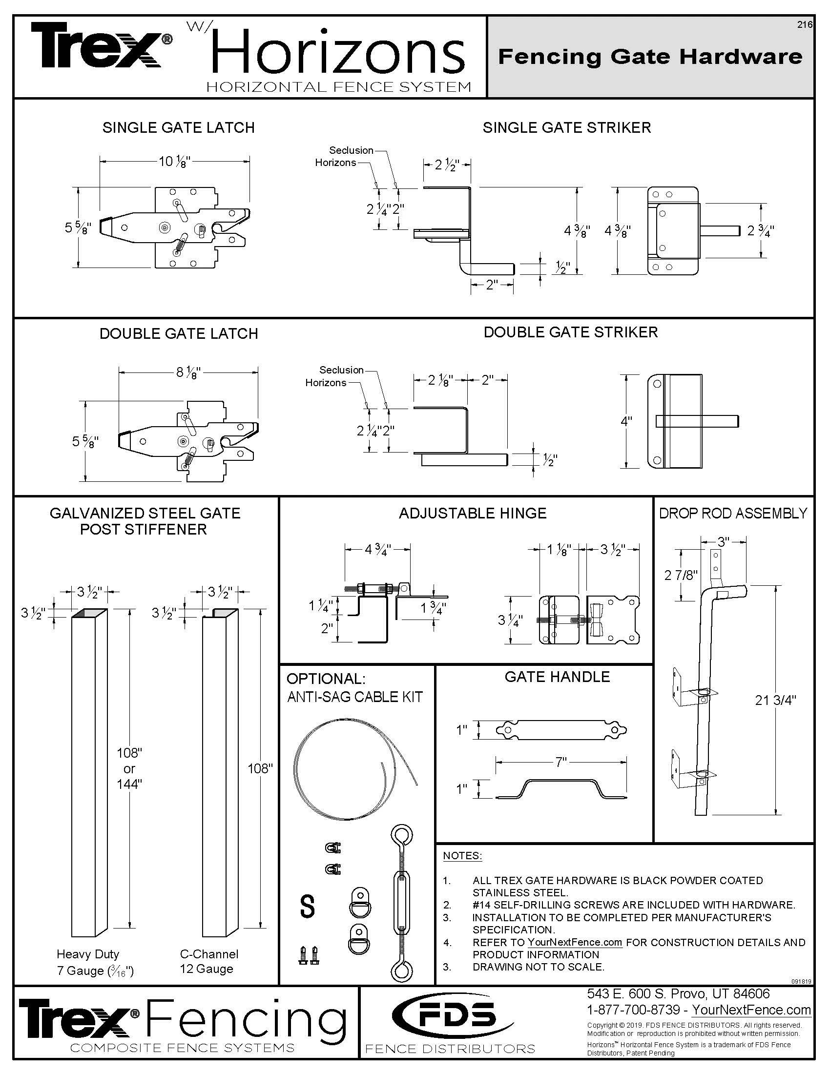2019 - HORIZONS GATE HARDWARE - 216 >> Horizons Drawings 4