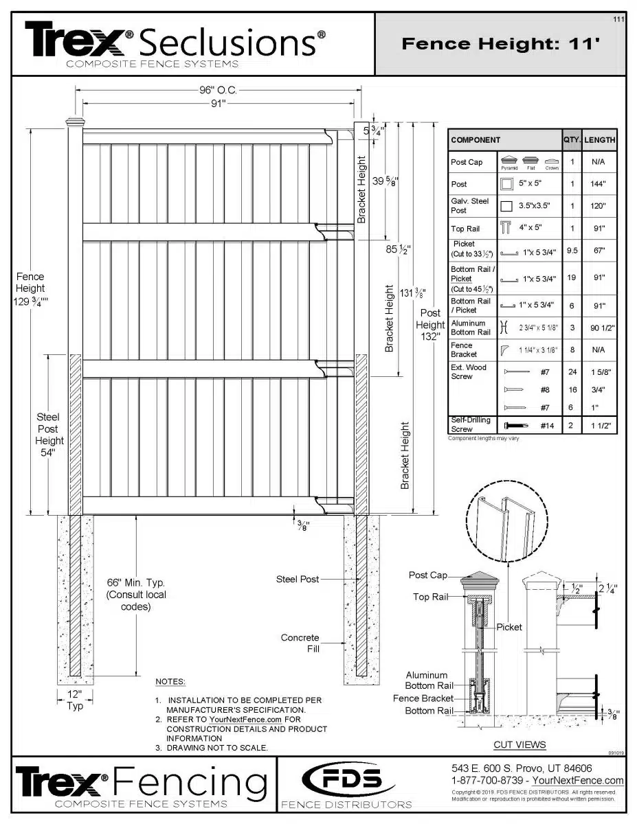 2019 - SECLUSIONS 11' TALL - 111 Merchants Metals 10