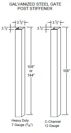 Post Stiffners Seclusions Components 9