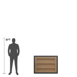 Trex w/Horizons Horizontal Single Gate Panel - 3-ft. Tall - Standard Width