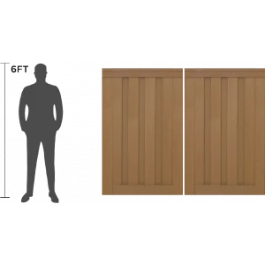 Trex Seclusions Double Gate Panel Kit - 6-ft. Tall (Standard Width)