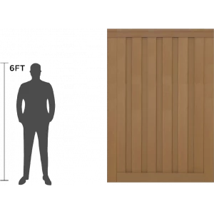 Trex Seclusions Single Gate Panel Kit - 8-ft. Tall (Large Width)