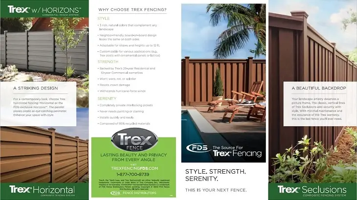 Trex Fencing Quad Brochure