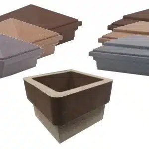 Post Caps and Adaptors for Discontinued 5-1/2" x 5-1/2" Trex Fence Posts