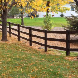 Trex Shenandoah Rail Fence 3-Rail 002 HOA Trex Shenandoah Rail Fence 3-Rail fencing for an HOA